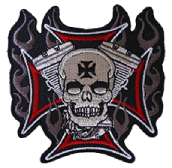 Motorcycle Iron On Patches