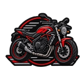 Motorcycle Iron On Patches