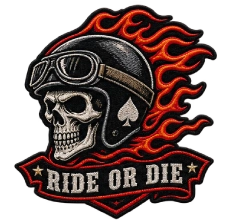 Motorcycle Iron On Patches