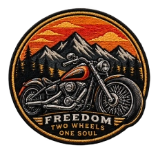 Motorcycle Iron On Patches