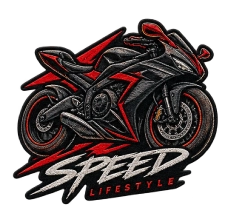 Motorcycle Iron On Patches