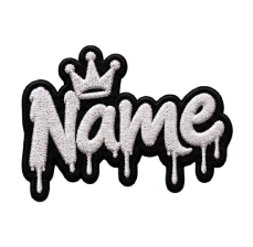 Name Iron On Patches