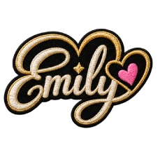 Name Iron On Patches